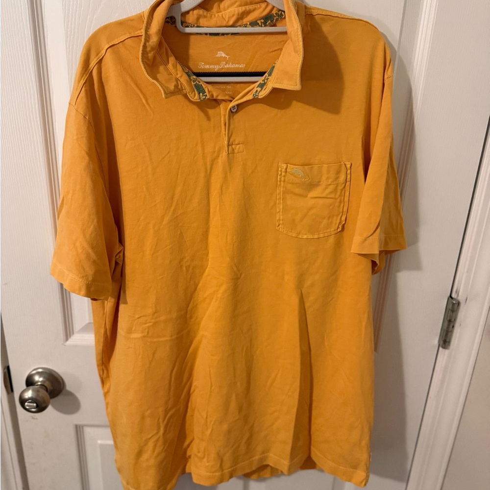 Tommy Bahama Men's Vibrant Orange Polo